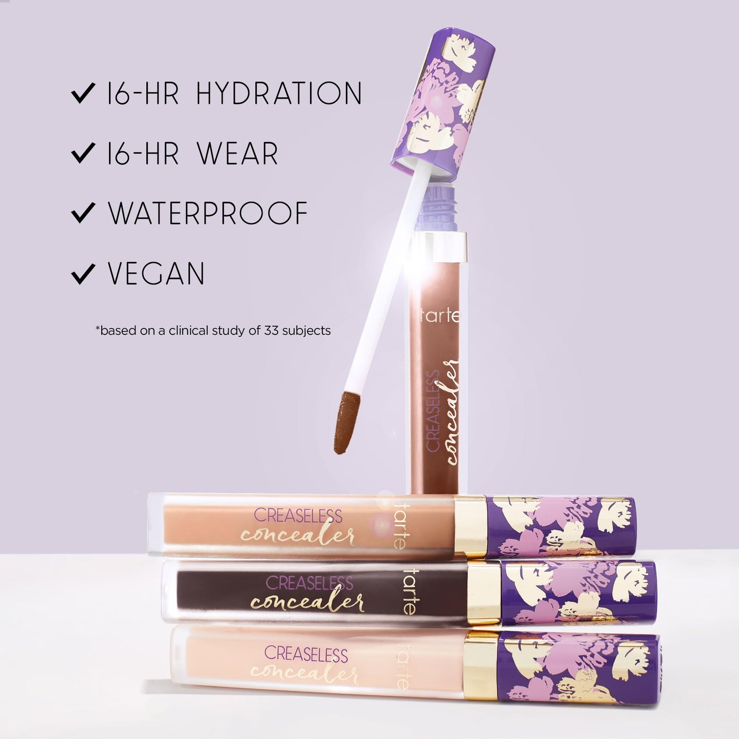 tarte maracuja creaseless full-coverage concealer – Waterproof Longwear with Vitamin C to Hydrate look of Dark Circles, Blemishes & Discoloration, Vegan & Cruelty-Free, full size, light sand