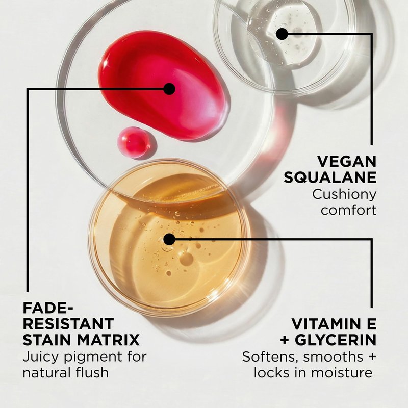 HALEYS Re-dew Lip Gloss to Stain - Hydrating Kiss-Proof Formula with Vegan Squalane & Vitamin E - Lightweight Transfer-Proof Hybrid for Soft Color, Cushiony Moisture & All-Day Wear (Whisper)