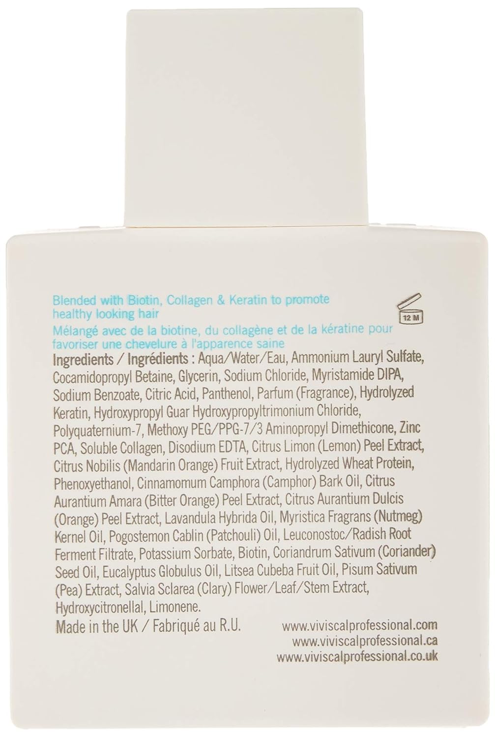 Viviscal Professional Thin to Thick Shampoo - Nourishing Formula for Fuller Hair | 250ml