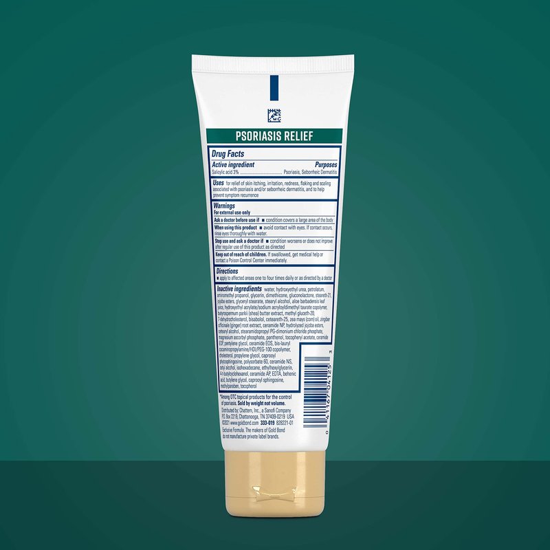 Gold Bond Multi-Symptom Psoriasis Relief Cream, 4 oz., Irritated, Scaling Skin, and Itchy Skin Relief
