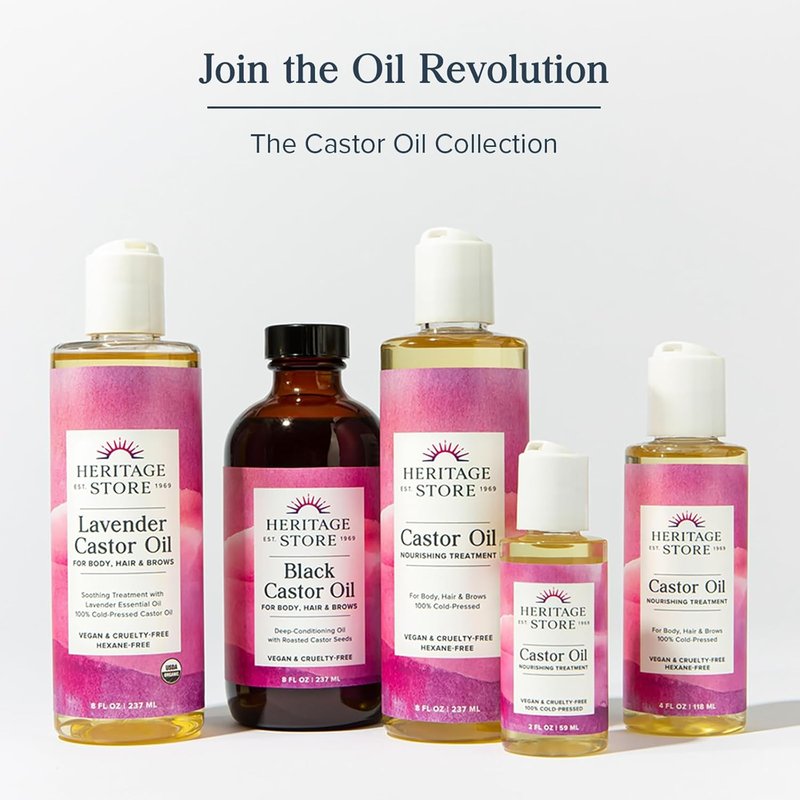 Organic Castor Oil Pack Wrap - Cold Pressed Castor Oil & Organic Cotton Flannel | 16oz, 13x15 in. Size