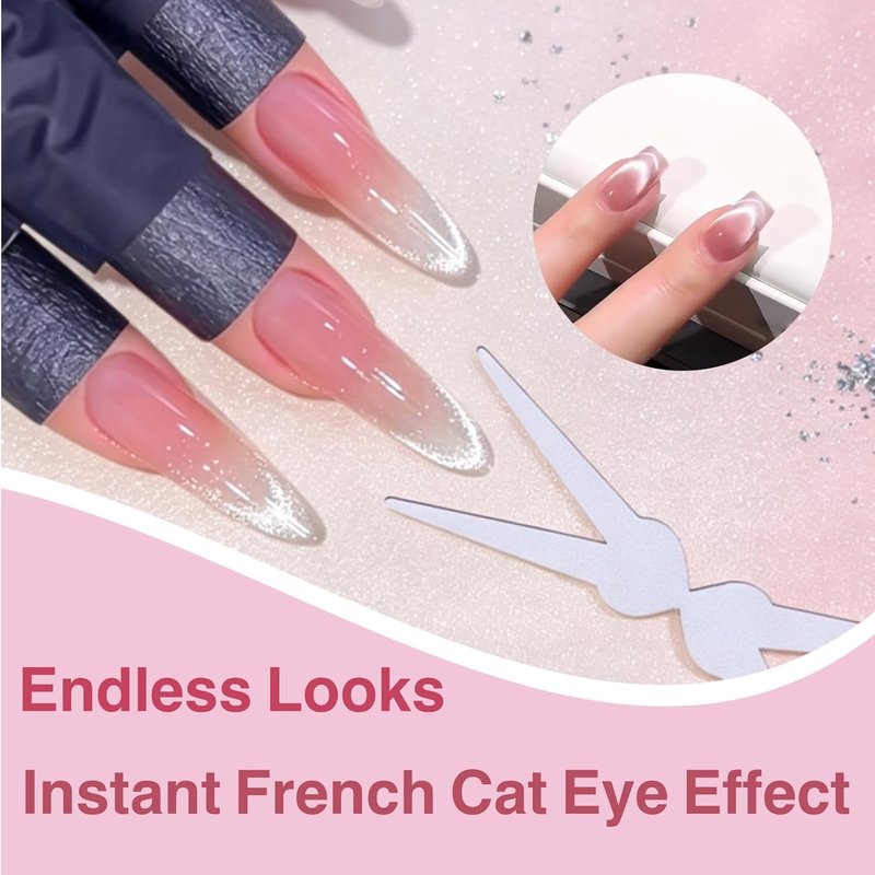 Cat Eye Nail Magnet Tool - Ring-Shaped Design for Stunning Nail Art | 3 Pcs Set