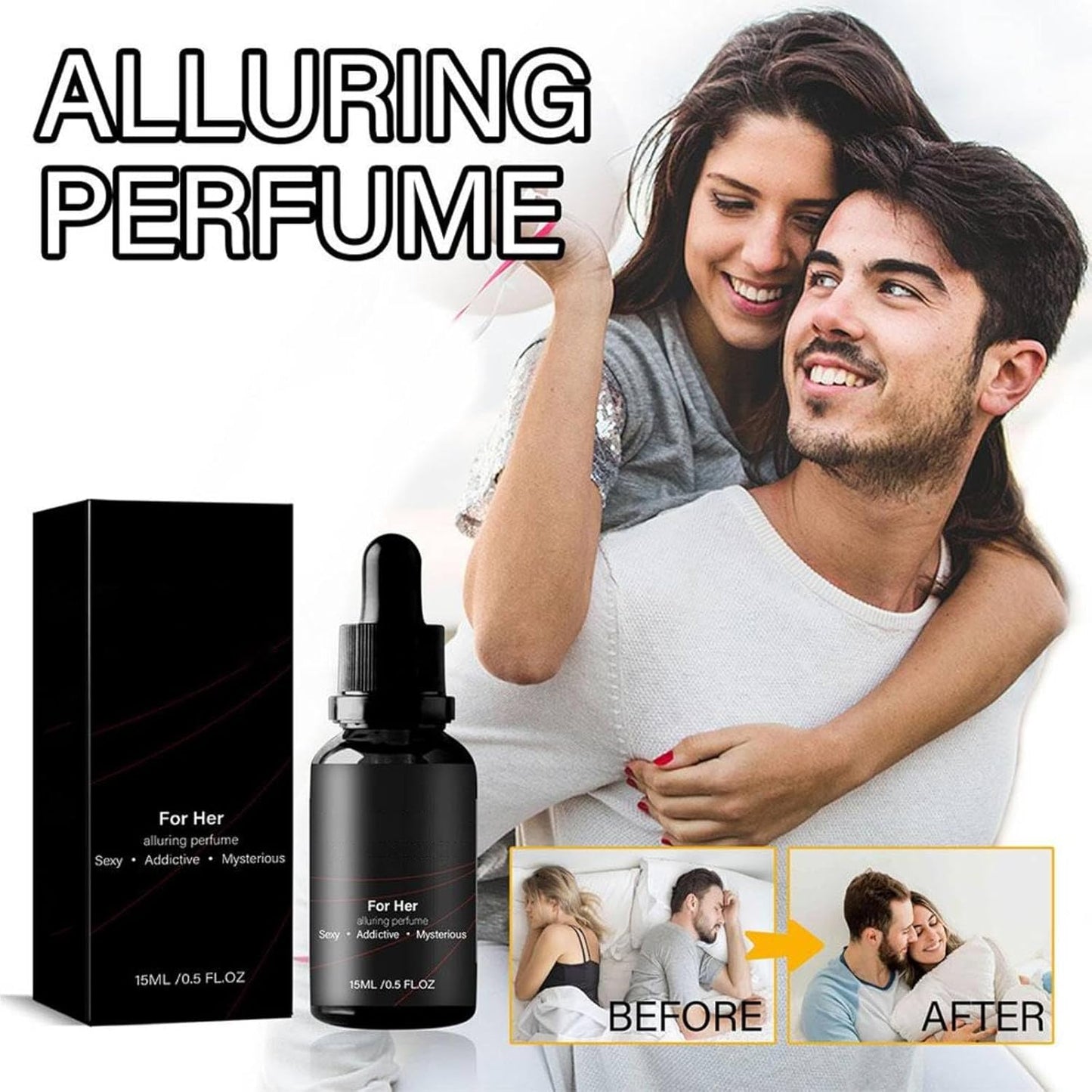 Skiennix Pheromone Perfume for Women - Long-Lasting Floral Jasmine & Rose Scent | 15ml Travel Size Attraction Oil
