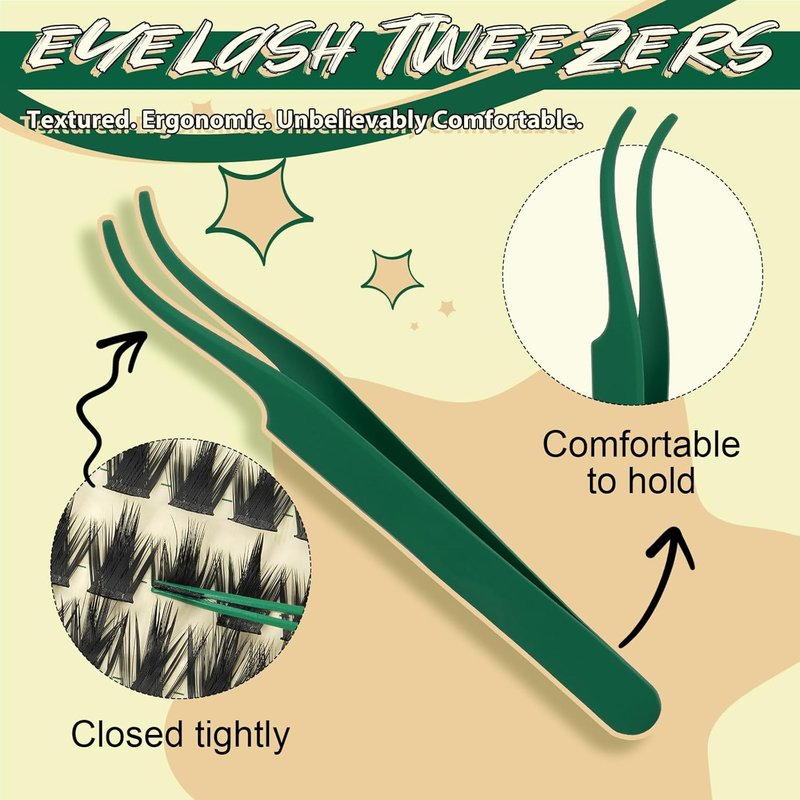 Lash Clusters Kit - California Sunset 8-18mm Eyelash Extensions | DIY Natural Fairy Lashes with Bond & Remover