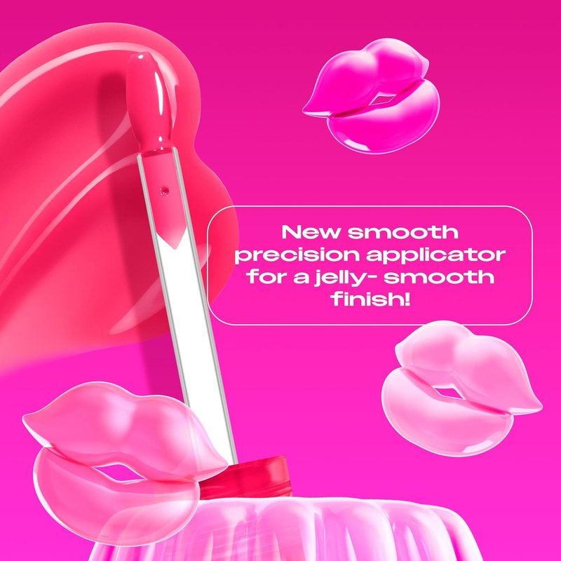 NYX Jelly Job Lip Gloss - Full-Bodied, Smoothing Lip Tint | Juicy Jelly Bright Pink