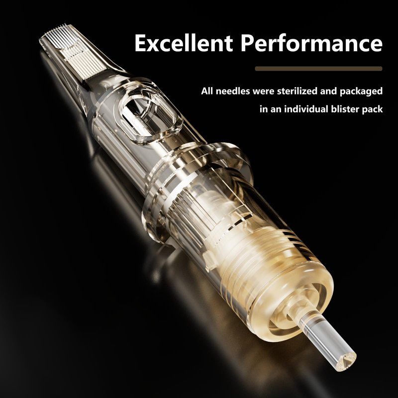 BIGWASP #12 Standard 15RM Tattoo Needle Cartridges 15 Curved Magnum 20Pcs (Generation 3)