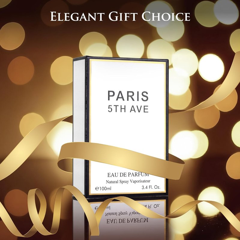 Paris 5th Avenue Eau De Parfum for Women - Elegant Floral Fragrance with Aldehydes & Ylang Ylang | 100ml Bottle
