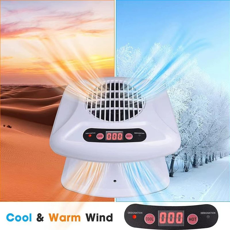 GGAIFbp Nail Dryer for Regular Polish 300W 2 in 1 Nail Drying Fan with Auto Sensor Hot and Cold Air Professional Nail Dryer for Manicure Salon and Daily Home Use (White)
