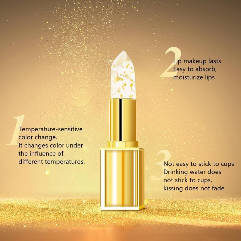 2PCS True Tone Ph Adjusting Lipstick for Women, Transferproof Clear Lip Gloss That Changes Color, Long Lasting Moisturizing Tinted Lip Balm, Non-Sticky Formula