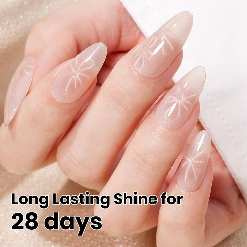 Beetles Nude Cat Eye Gel Nail Polish - 15ML Magnetic Shimmer for Elegant Summer Manicures | Soak Off UV Formula