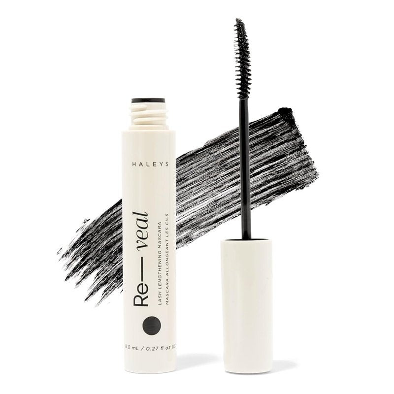 HALEYS Re-veal Lash Extension Mascara - Lengthening & Curling Black Formula for Defined, Fuller Lashes
