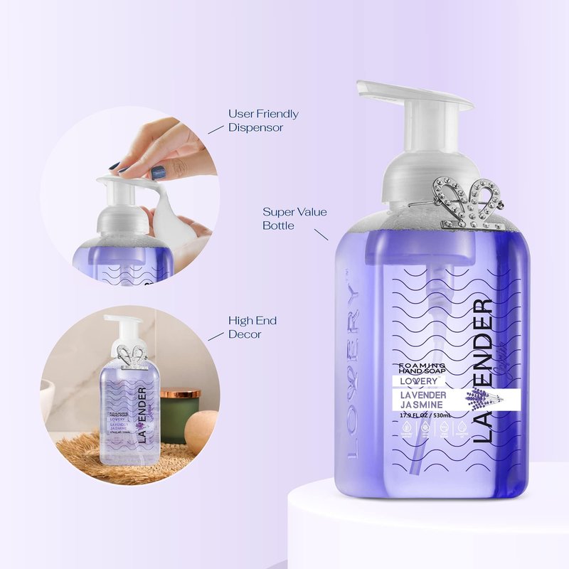 Foaming Hand Soap 10 Pack, Moisturizing W Aloe Vera & Essential Oils - Alcohol-Free Citrus Blend, Lemon, Orange, Lime, Grapefruit, Black Cherry Fragrances & More Hand Wash for Kitchen and Bathroom