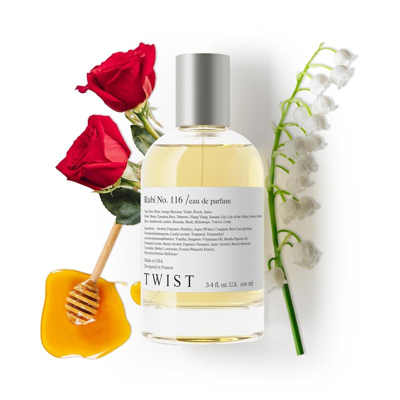 Long Lasting Women's Perfume - Twist Rubi No. 116 Inspired by E. Arden's Red Door | Vegan, Paraben-Free, 100 ml