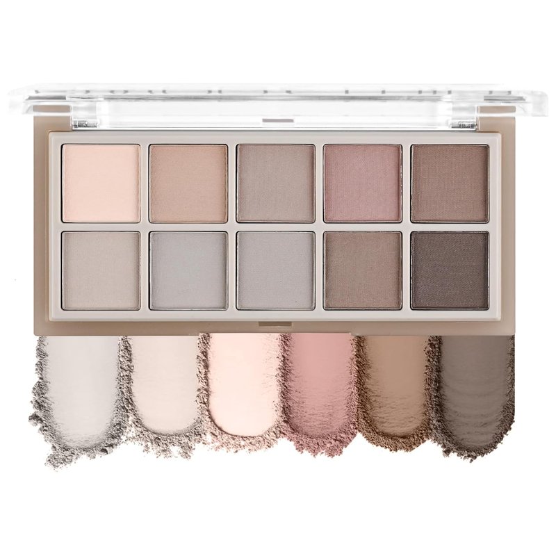 Skiennix Matte Eyeshadow Palette - Ten High-Pigmented Neutral Shades | Blendable, Vegan & Cruelty-Free
