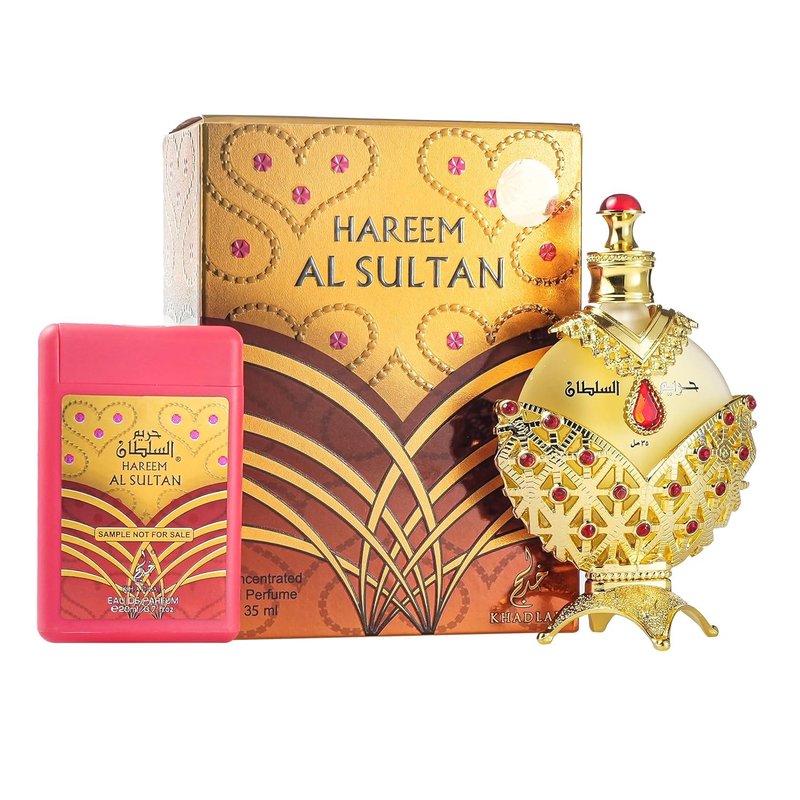 Hareem Al Sultan Gold Concentrated Perfume Oil - Unisex Fragrance, 1.18 Ounce | Long-Lasting Scent