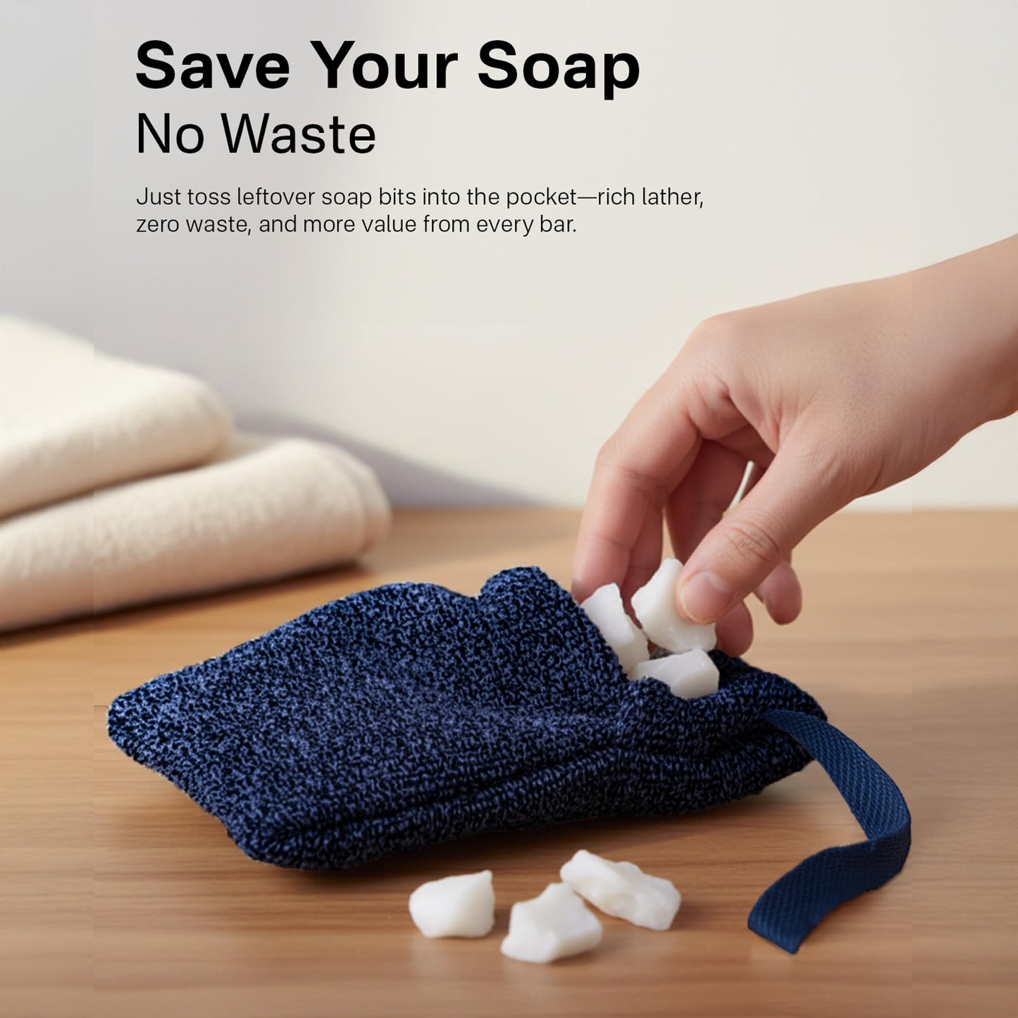 Yiclick Soap Bag 2 Pack, Bar Soap Pouch, Soap Saver Bag, Exfoliating Mesh Soap Bag for Shower, Soap Bags for Soap Bars, Soap Bar Loofah Pouch, Soap Travel Case Dishes Box Container for Men Women