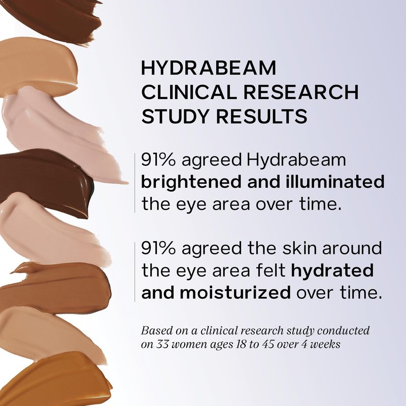 Saie Hydrabeam Under Eye Brightener - Sheer + Hydrating Concealer with Glycerin, Squalane + Cucumber Extract - Brightening Under Eye Concealer + Corrector for Even, Glowing Skin - Shade 6 (0.2 oz)