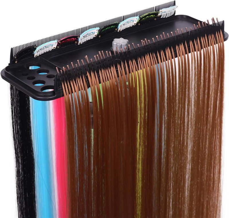 Skiennix Hair Extension Holder - Double-Sided Display Rack for Salon & Home Use | Hair Separator Tool