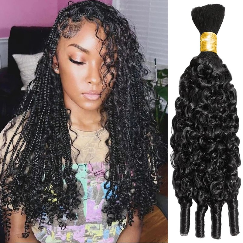 15A Human Braiding Hair for Boho Braids Burmese Curly Spiral Ends Bulk 100% Unprocessed Virgin Hair 16 Inch 1 Bundles/Lot 60g/1Pack Salon-Quality(60g Spiral Curly Ends, 1 Bundle, 16 Inch)