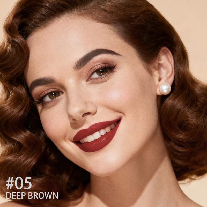 Brow Super Fluff Eyebrow Gel Mousse, Volumizing and Tinted Thickening Eyebrow, Waterproof, Long-Lasting, Easy-to-Use for Soft Full Brows, Deep Brown