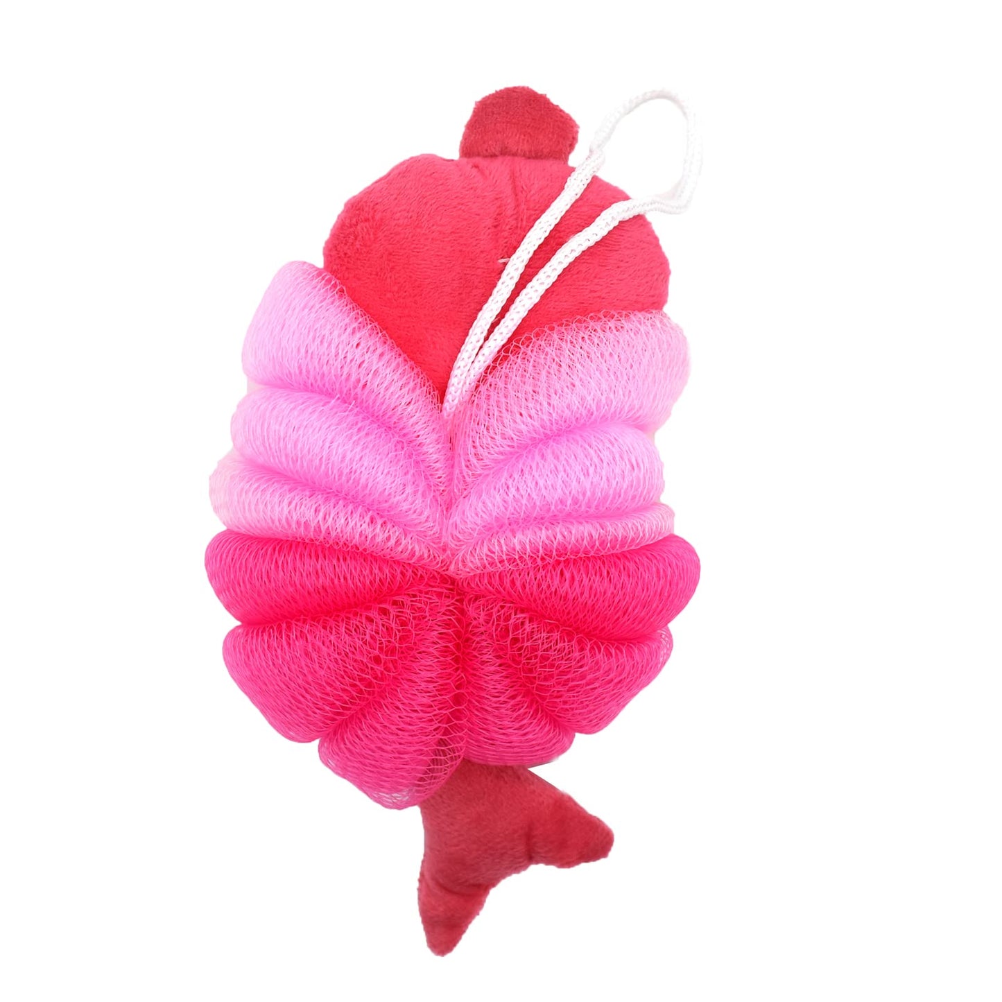Cute Animal Bath Loofahs Sponge Pouf Mesh Body Scrubber Shower Exfoliating for Women Kids Girls Boys