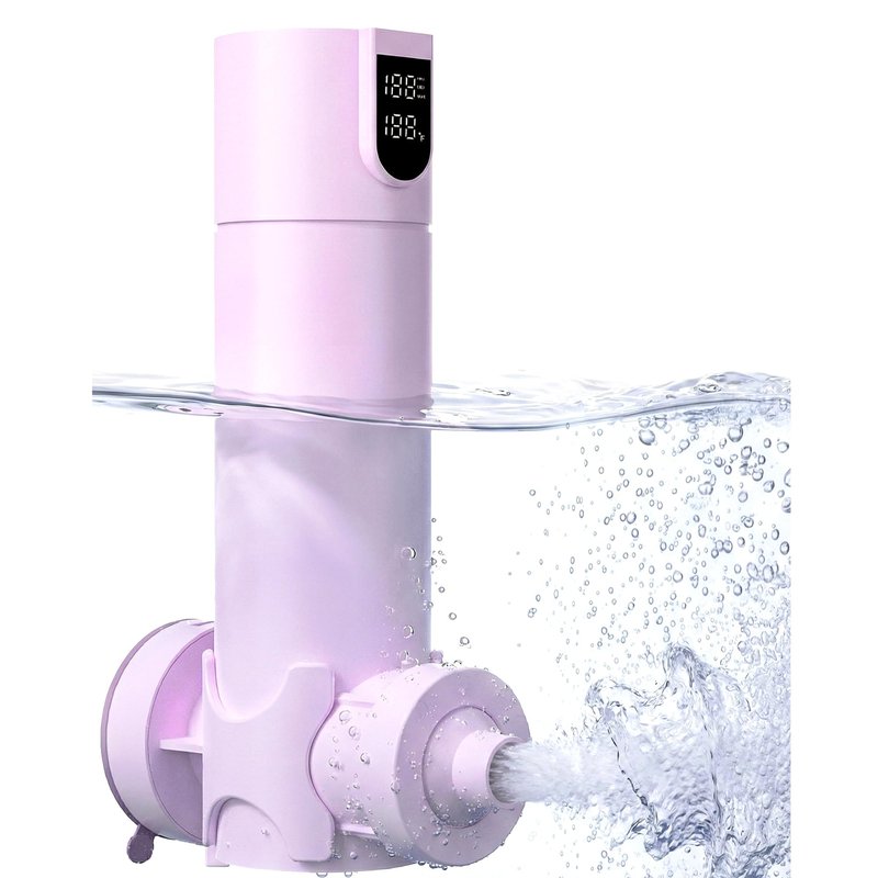 Bath Jets for Tub – Portable Cordless Bath Jet Spa for Bathtub with Vacuum-Lock Suction, Dual Jet & Bubble Mode, 360° Adjustable Water Flow