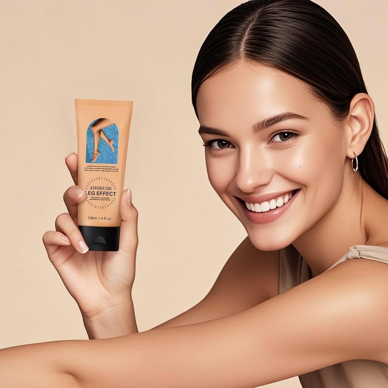 Leg Makeup Waterproof No Transfer, Light Long-Lasting, Easy Application, Legs & Body Concealer Makeup. (Bronze)