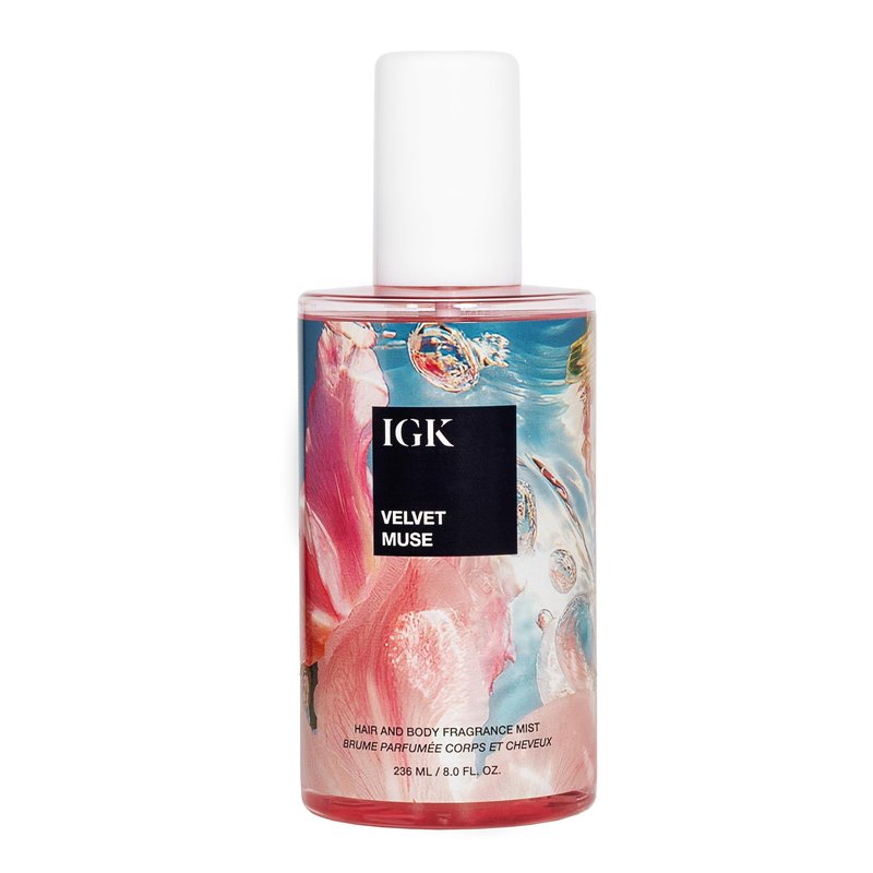 IGK Velvet Muse Hair and Body Fragrance Mist, 8 Fl Oz