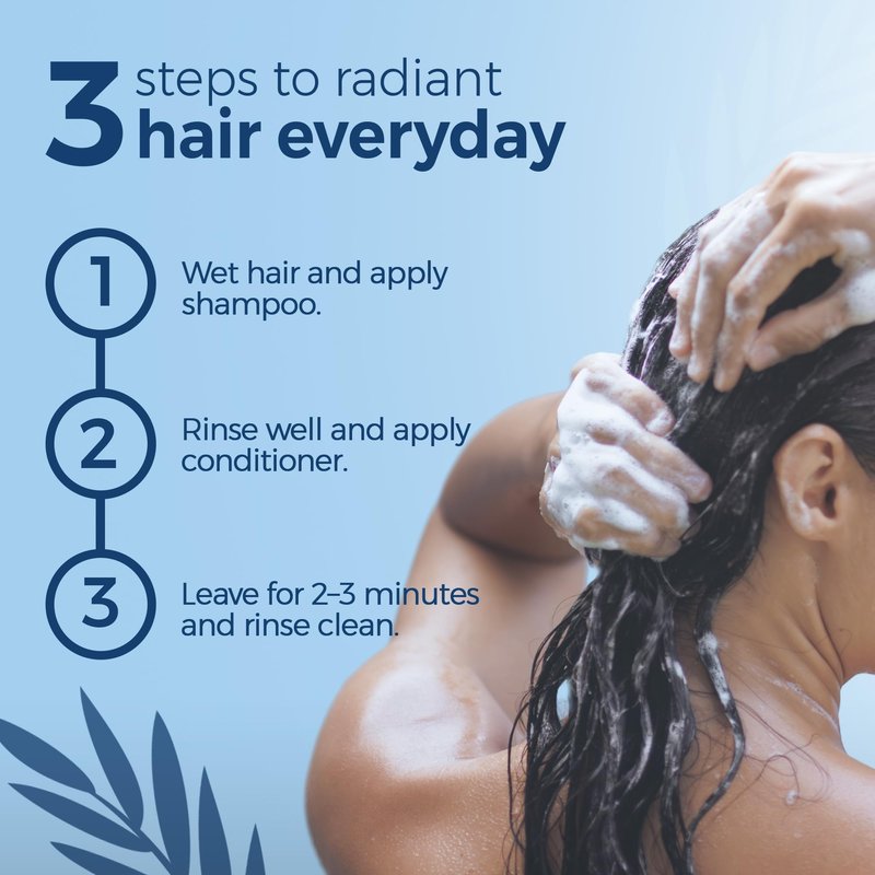 Chamomile Shampoo and Conditioner Set 16 fl oz - No Harsh Sulfates, Clarifying for Oily Dry and Frizzy Hair - Color Safe - Champu de Manzanilla - Nexon Botanics