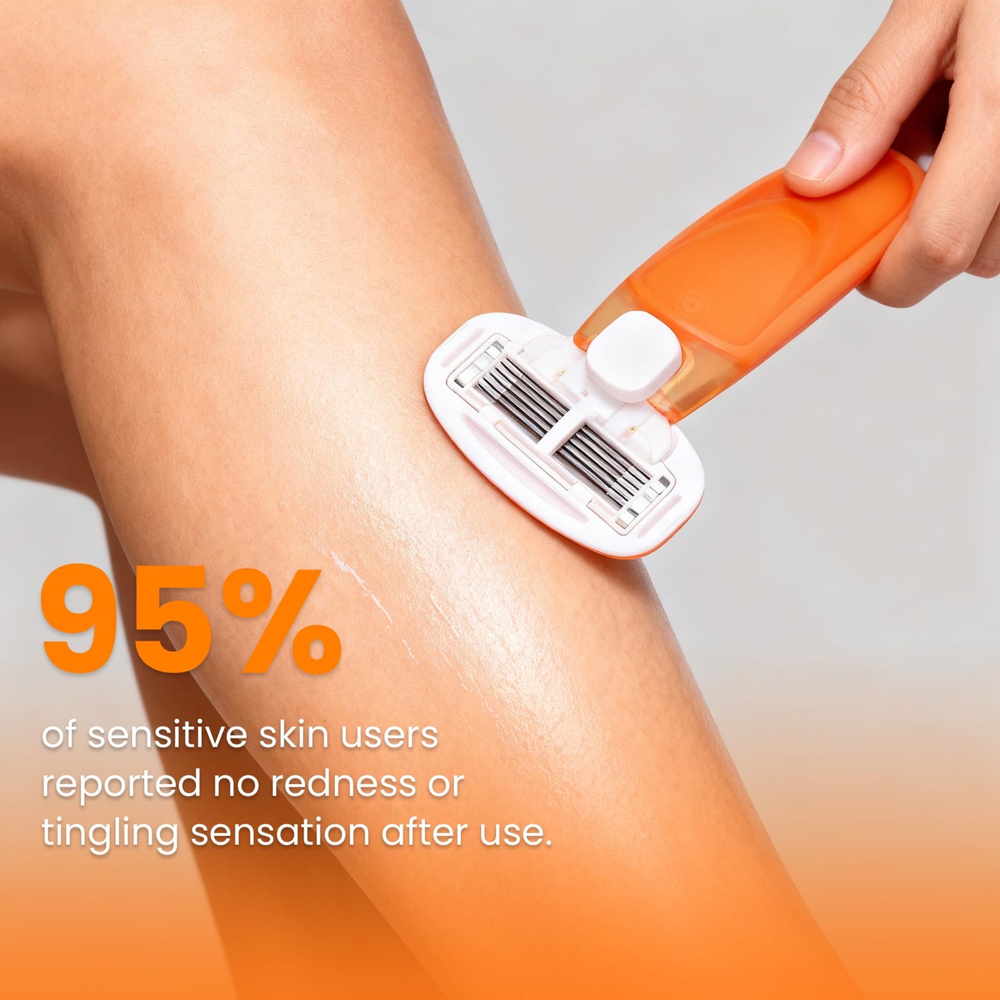 Keropy Travel Razor with Lubricating Strip –Glow on the Go