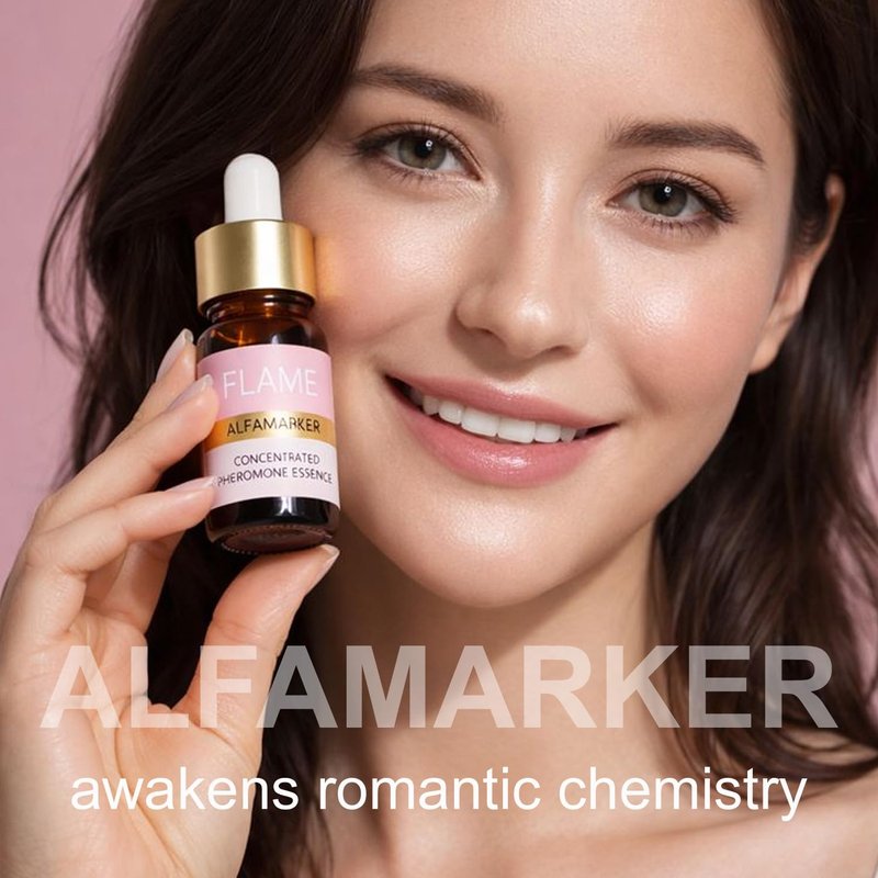 ALFAMARKER Perfumes with Pheromones for Women, Alcohol-Free, Extra-Strength Concentration Pheromone Perfume Oil, Long-Lasting Sensual Scent, Travel Size 5 ml