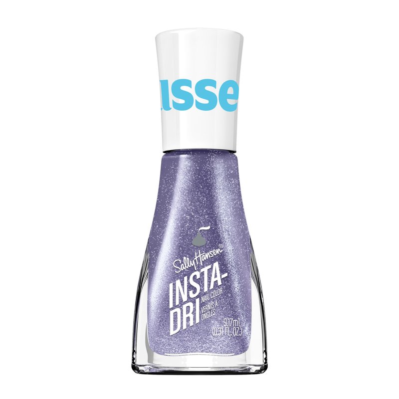 Sally Hansen Insta-Dri Hershey Kisses Nail Polish | Quick Dry, Long Lasting, Streak-Free Shine | Opaque, Shimmery | 731 HUGS & KISSES | Soft Orchid Purple Nail Color