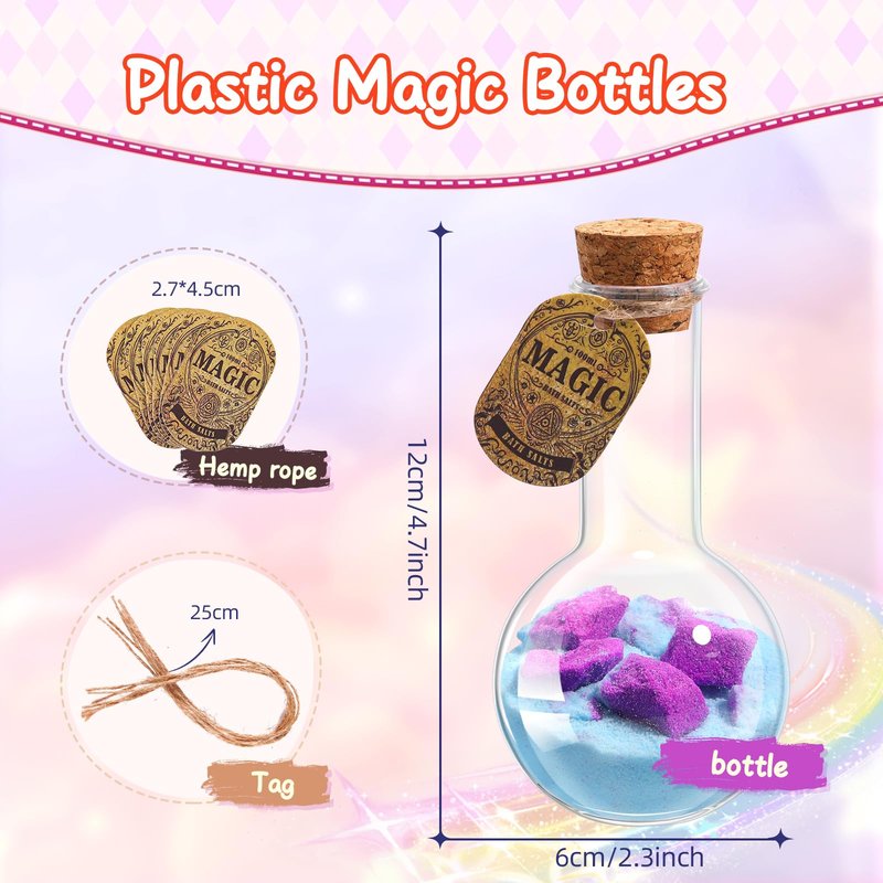 MeCids Magic Potion Bubble Bath Bombs for Kids -Bath Color Tablets Bath Potions for Toddlers Ages 4-12 Fun Science Kit Gift for Birthday, Halloween，Christmas- 6 Pack