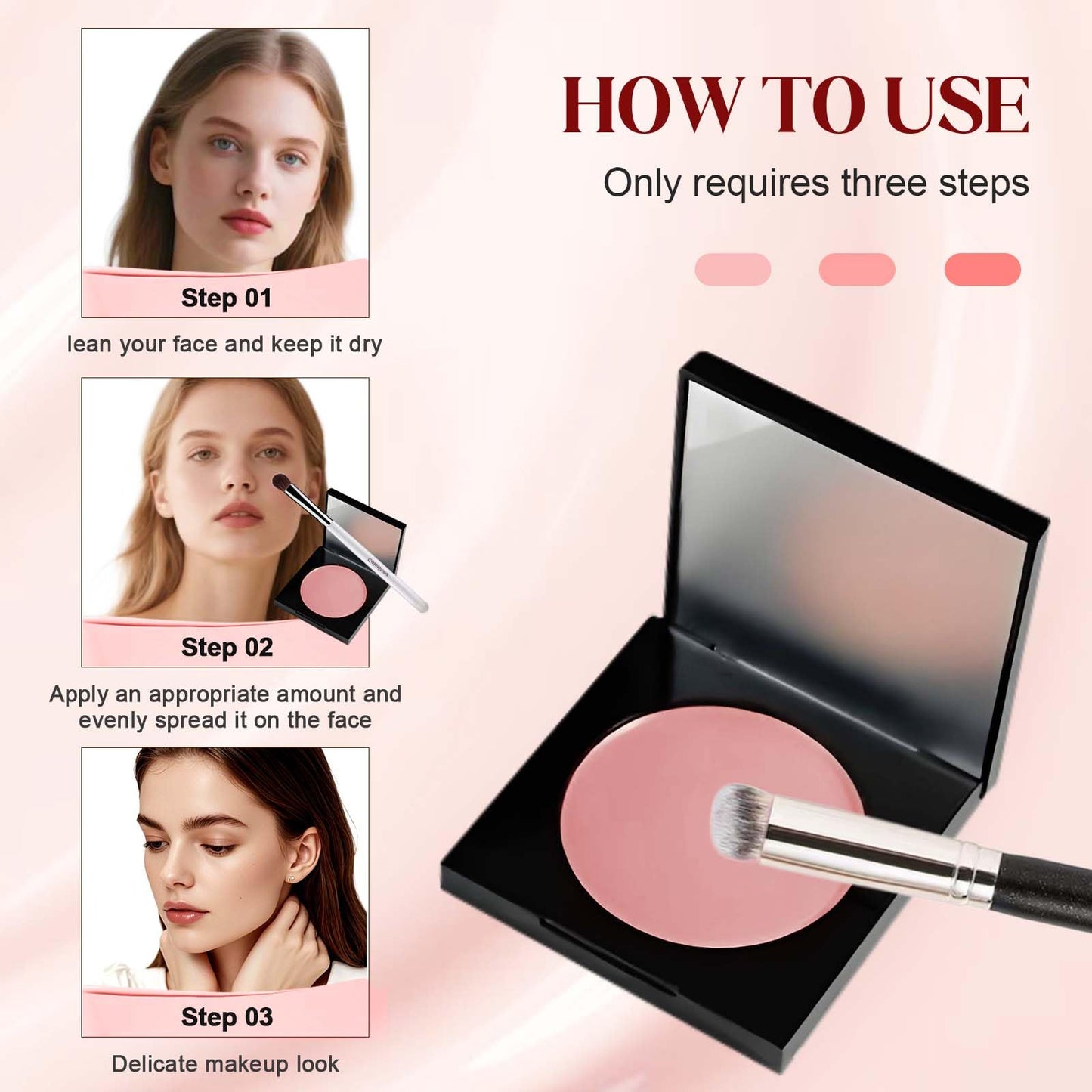 Under Eye Brightener Concealer, 2025 New Under Eye Brightener, Dark Circle Concealer, Moisturizing Waterproof Foundation with Makeup, Hydrating Eye Highlighter for Women (1Pcs)