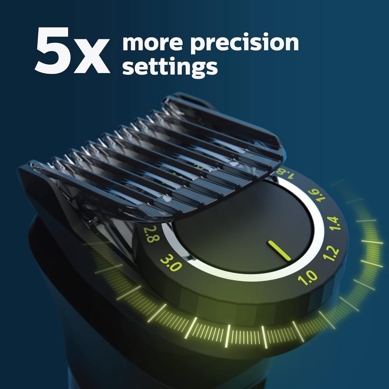 Norelco New Philips Multigroom Series 9000-21 Piece Men's Grooming Kit for Beard, Body, face, Nose, Ear Hair Trimmer w/Premium Storage case, MG9510/60