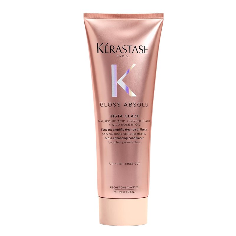 Kerastase Gloss Absolu Conditioner - High-Shine, Anti-Frizz Formula for Glossy, Bouncy Hair