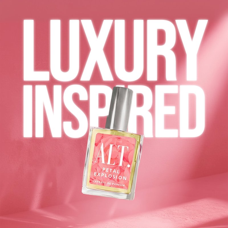 ALT. FRAGRANCES Petal Explosion - Inspired by Flowerbomb Perfume for Women, Extrait de Parfum, Long Lasting Floral Signature Luxury Women’s Fragrance, 60ml