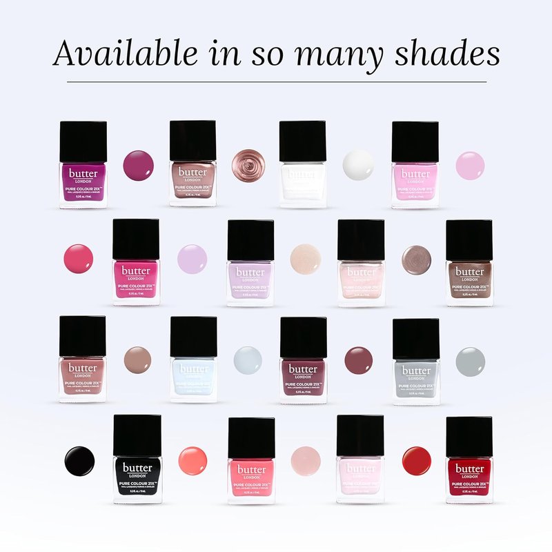 Butter LONDON Nail Lacquer - Fast-Drying, Long-Lasting Gel Finish | Vegan & Cruelty-Free, Chip-Resistant