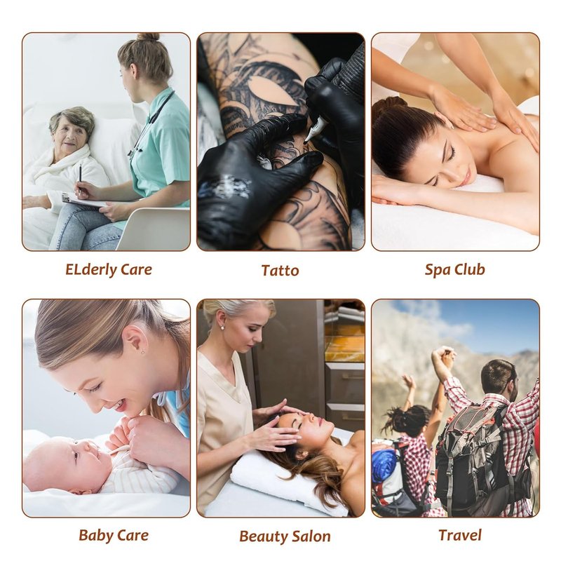 Disposable Fitted Massage Table Sheets - 50PC Elastic Spa Bed Covers | Breathable 36 x 85 Inch