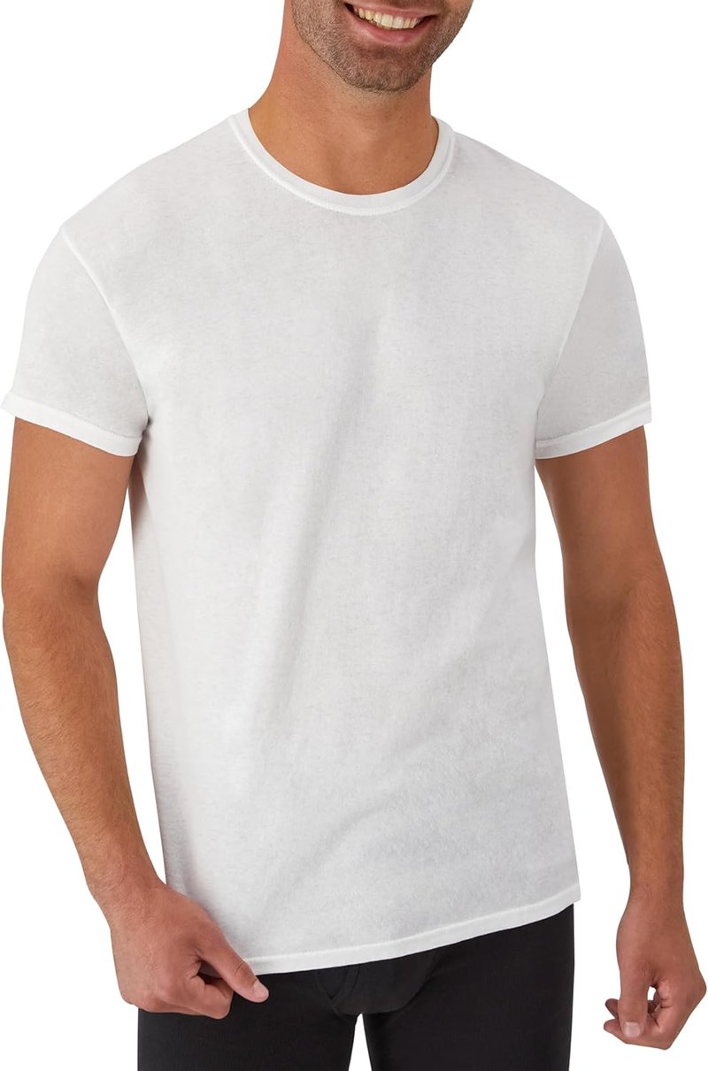 Hanes Men's Undershirts - Stay-Tucked Soft Cotton Comfort | White, Black & Assorted Multipacks