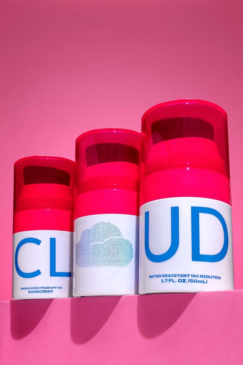 CLOUD Mineral Sunscreen Lotion - SPF 50 - No-Mess Applicator for Family & Kids | Reef Safe, Fragrance Free, Moisturizing