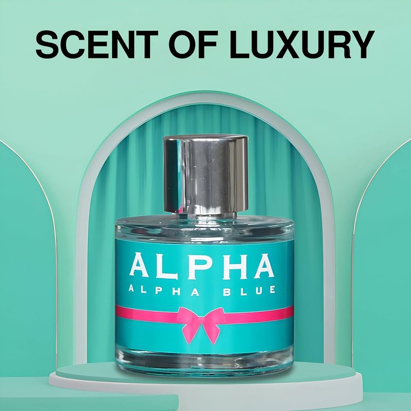 AFLUXE Alpha Blue Perfume for Women - Captivating Scent for Confident Elegance | 3.4 Oz Eau de Parfum