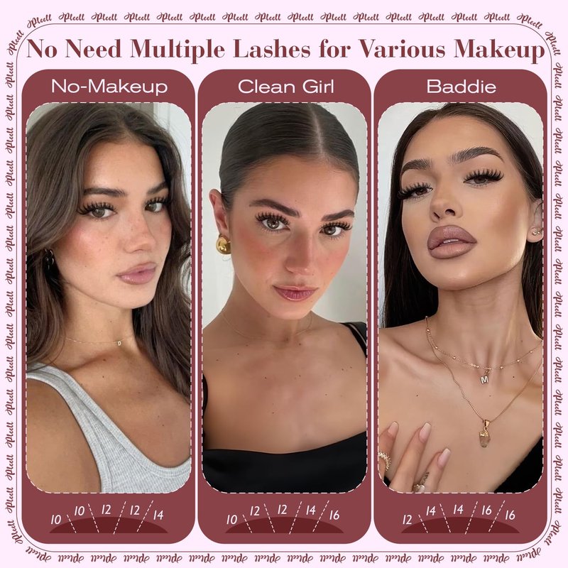 Flaunt Lash Clusters - Wispy Faux Mink Eyelash Extensions | 10-16mm D Curl Volume Lashes