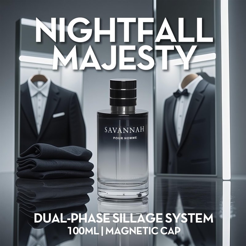 A CENTER Men's Cologne Gift Set 4 x 3.4 FL oz|Luxury perfume with Premium Presentation Box|Perfect Valentine's Day Gift for Him|Long Lasting Fragrance(Savannah&Salvang&savvyForM&MDMLH)