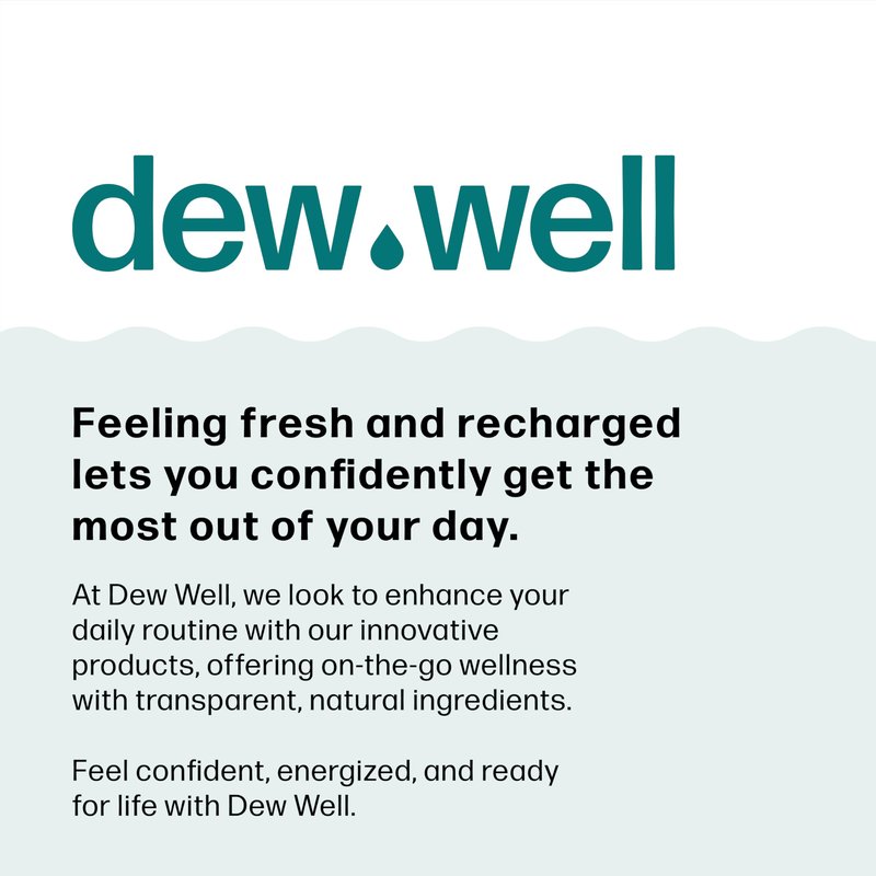 Dew Well Deodorant Wipes - On-the-Go Travel Deodorant - Fresh Mint, Rose & Cucumber Scents Body Wipes for Women - Aluminum, Paraben & Sulfate Free Mini Toiletries - 50 Count, Mint/Rose/Cucumber