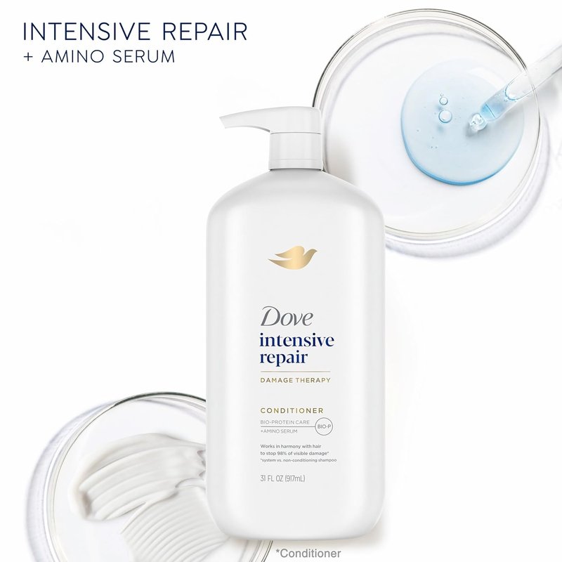 Intensive Repair Conditioner for Damaged Hair - Bio-Restore Complex | 31 oz Pack of 4