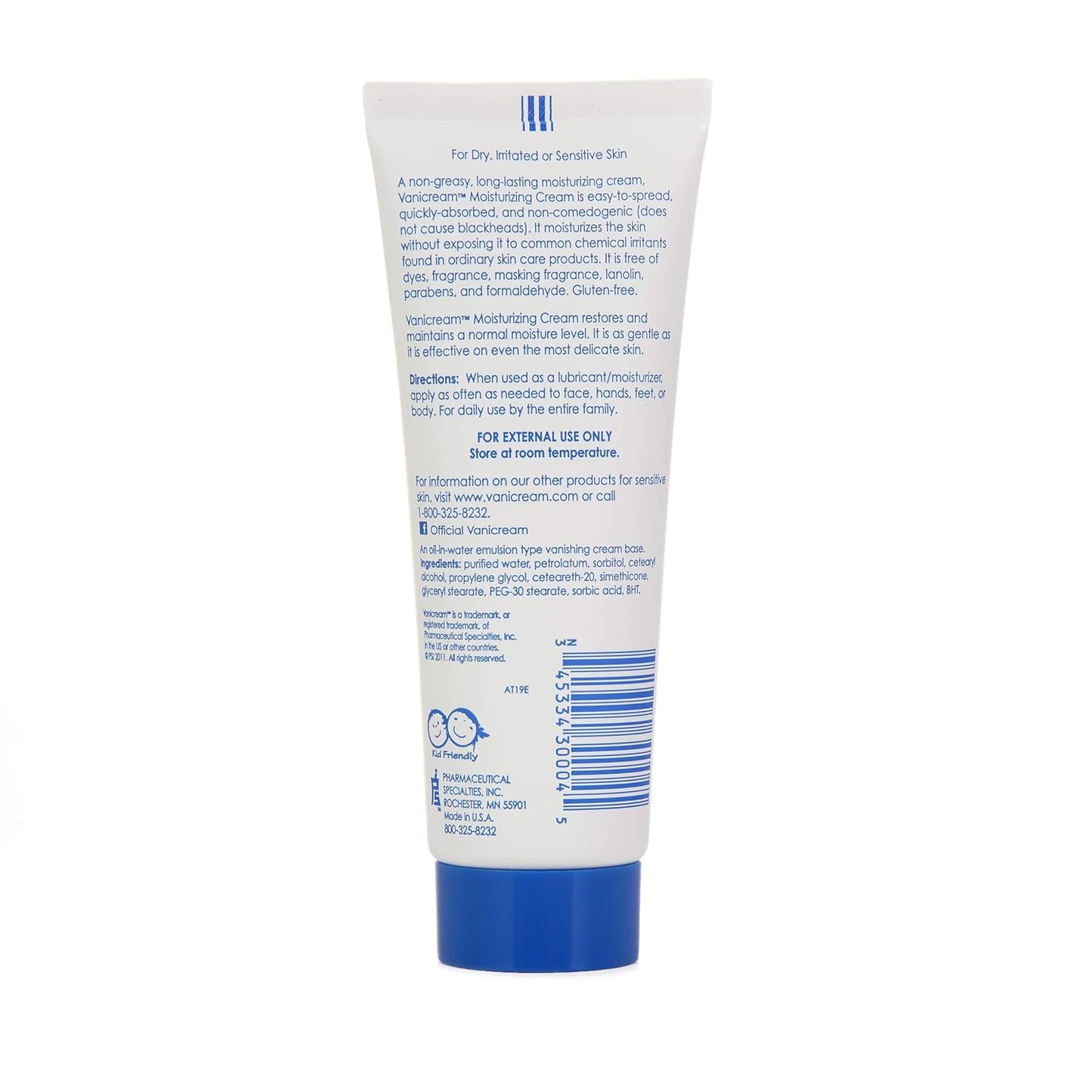 Vanicream Moisturizing Skin Cream - Fragrance & Gluten Free | Soothes Sensitive, Irritated Skin | 4 Ounce (Pack of 12)
