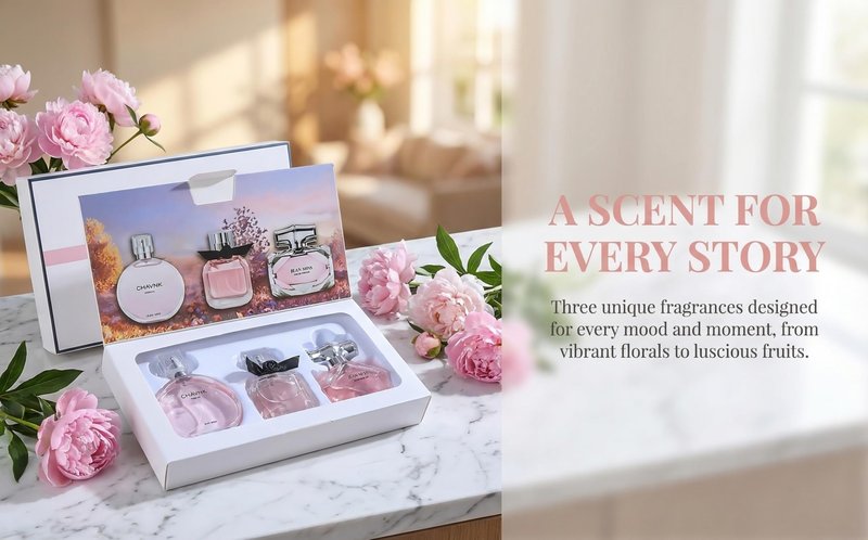 Pheromones Perfume Mini Gift Box Sets for Women, 3 Pieces Mini Travel Size Perfumes for Women Set, Floral Fruity - Long-Lasting Fragrance, Fragrance Sets, Perfect for Gifting Or Personal Use,30ml