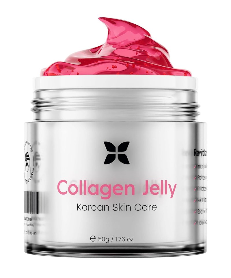 REVO Collagen Jelly - Korean Anti-Aging Formula with Hydrolyzed Collagen & Vitamin C | 1.76 Fl Oz