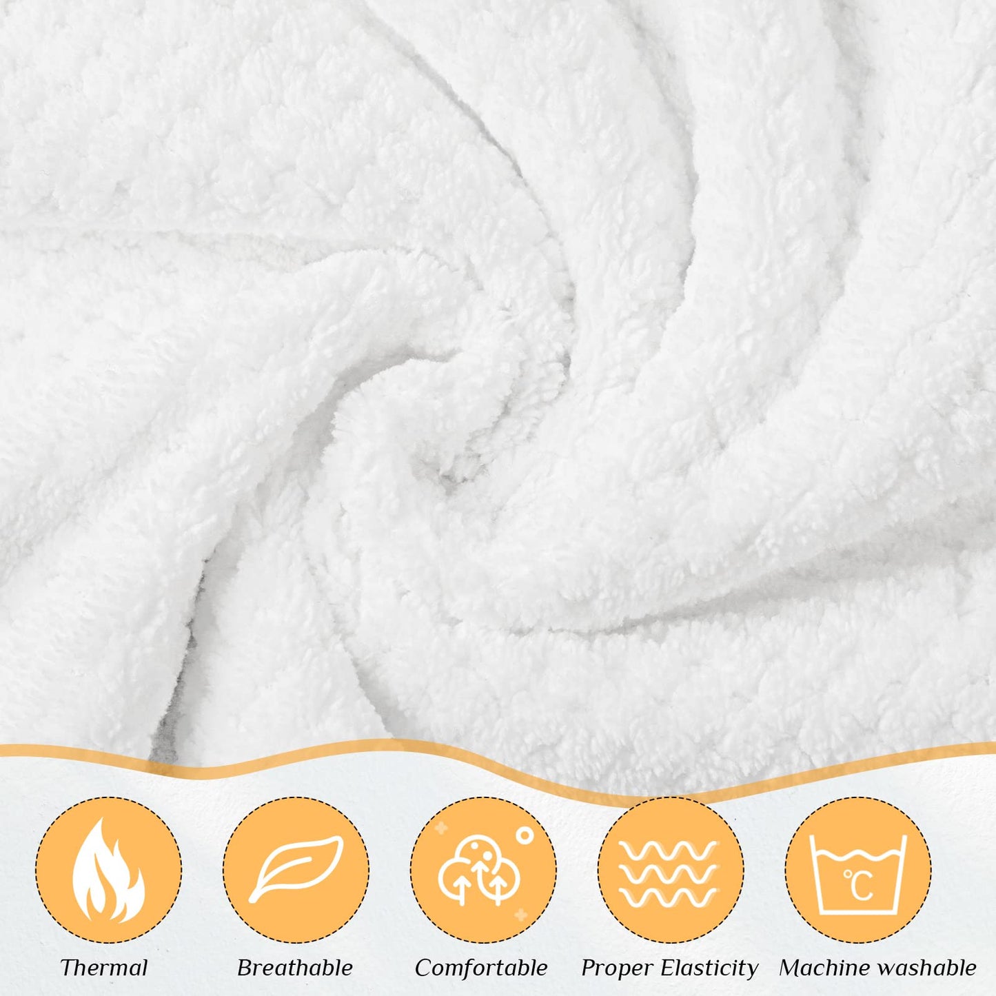 Tigeen 4 Pcs Spa Wrap Towel Wrap for Women Spa Robe with Adjustable Closure Elastic Top Lightweight Wraps for Bath Shower(M,White)